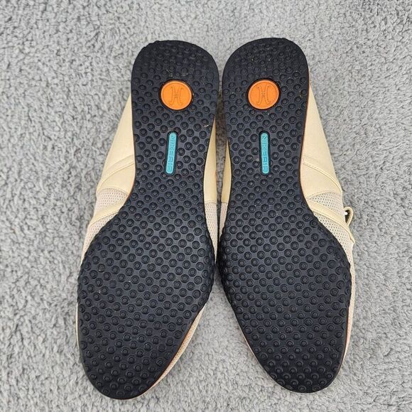 Vintage Cole Haan Womens Shoes Sz 9.5 B Tan Leather Slip On Mule Clogs Comfort - Picture 7 of 10